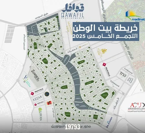 خريطه بيت الوطن كامله